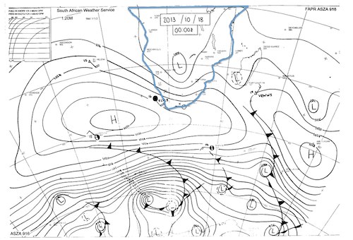 Synoptic Chart - SAWS - South Africa - 13.10.18 00h00Z.jpg