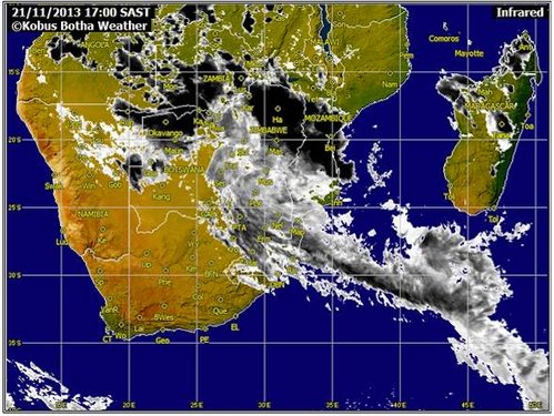 Weather Radar - South Africa - 13.11.21 17h00 SAST.jpg