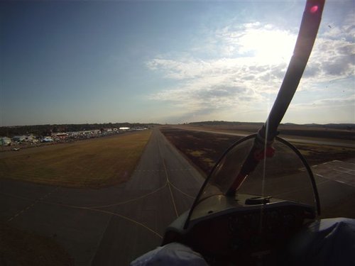 Passing the crowd line.JPG